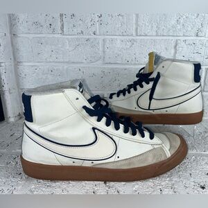Nike Mens Blazer Mid 77 PRM DQ7672-100 White Basketball Shoes Sneakers Size 10.5